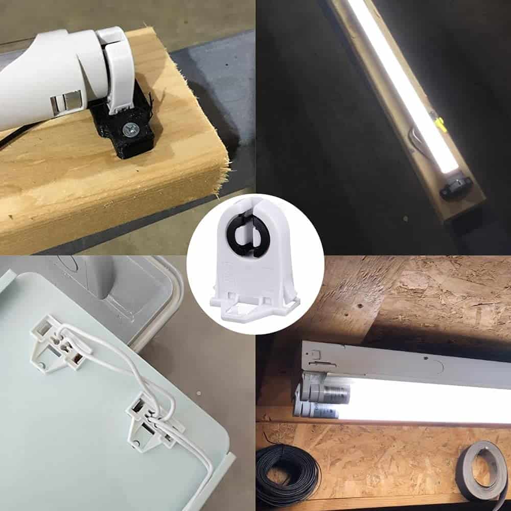 Fluorescent lamp holder replace applications